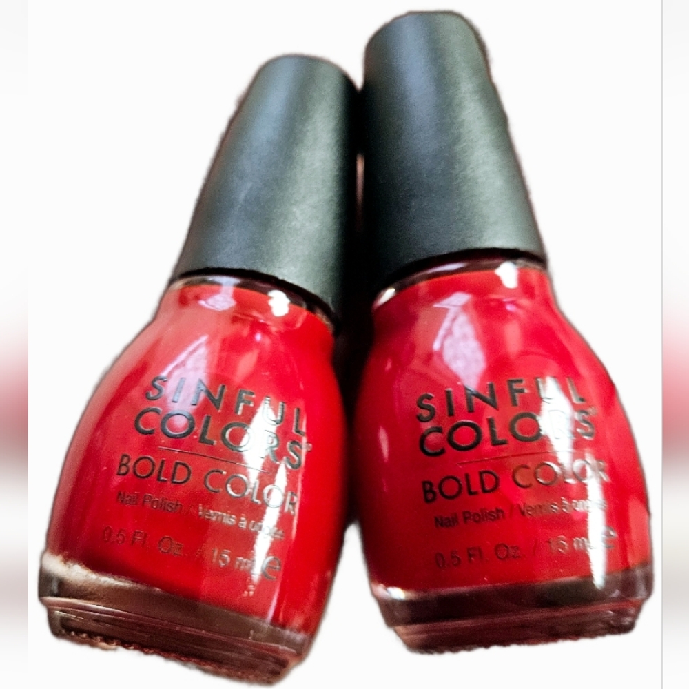 NWT 》2×《 SINFUL COLORS BOLD COLOR: RUBY RUBY!